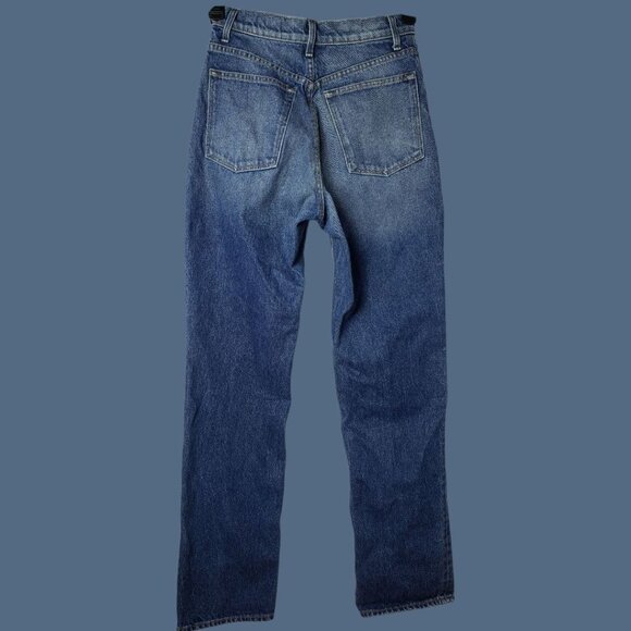 Imogene + Willie Isabelle Womens Blue Denim Straight-Leg Jeans Size 26 - Picture 2 of 16